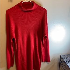 Red Sweater Dress